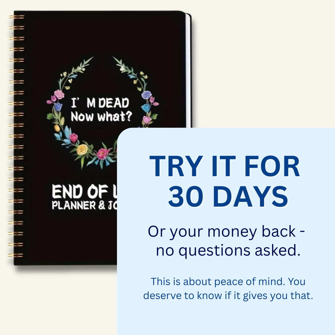 'End Of Life' Structured Planner & Journal