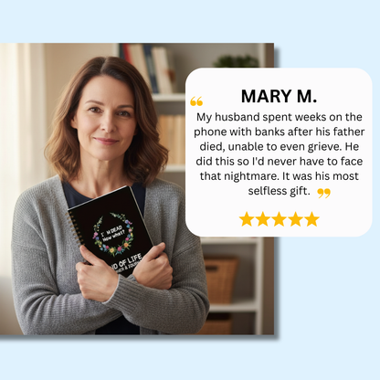 'End Of Life' Structured Planner & Journal