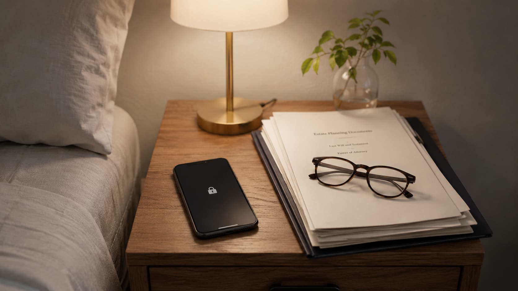 Lamorial planner open on a desk