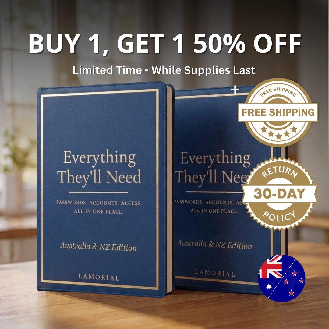 LAMORIAL™ End Of Life Planner & Journal (Australia/NZ Edition)