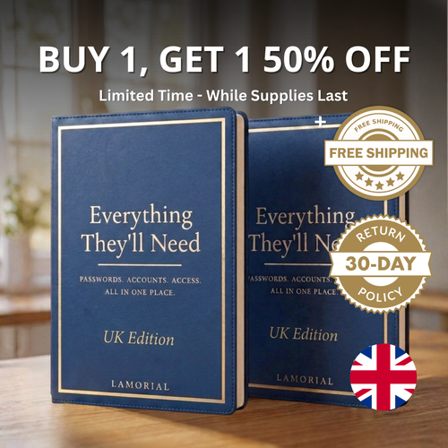 LAMORIAL™ End Of Life Planner & Journal (UK Edition)