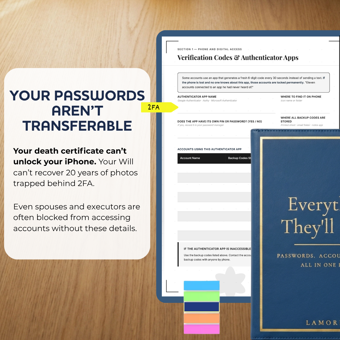 end of life planner book