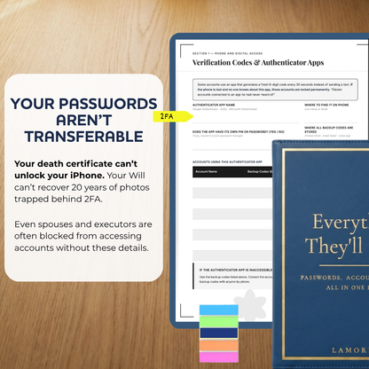end of life planner book