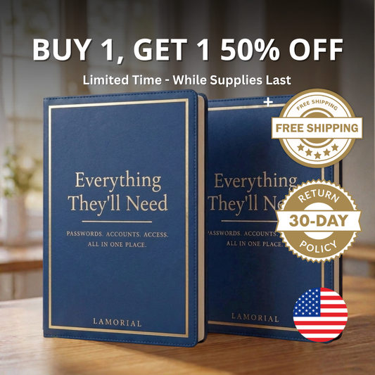 LAMORIAL™ End Of Life Planner & Journal (US Edition)