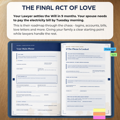 LAMORIAL™ End Of Life Planner & Journal (Canadian Edition)