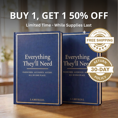 LAMORIAL™ End Of Life Planner & Journal