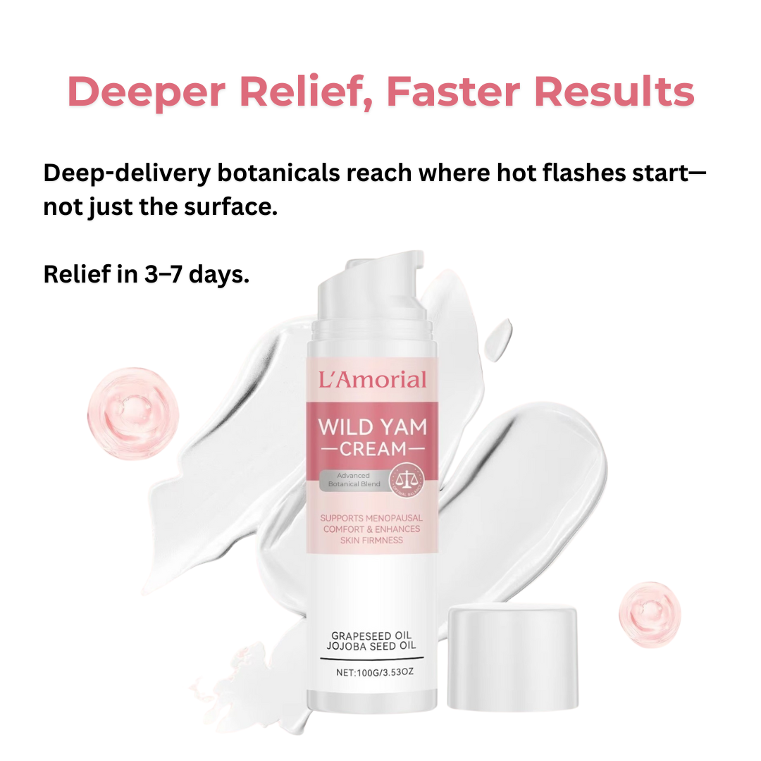 L’Amorial™ Wild Yam Menopause Relief Cream