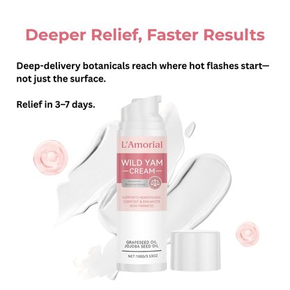 L’Amorial™ Wild Yam Menopause Relief Cream