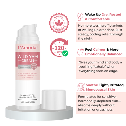 L’Amorial™ Wild Yam Menopause Relief Cream