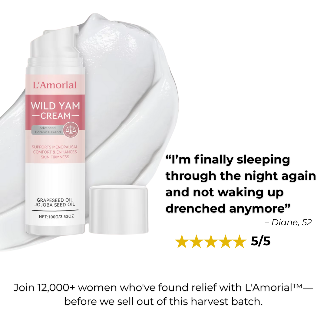 L’Amorial™ Wild Yam Menopause Relief Cream