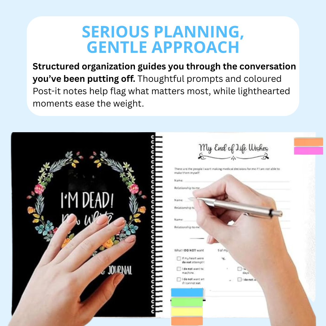 'End Of Life' Structured Planner & Journal